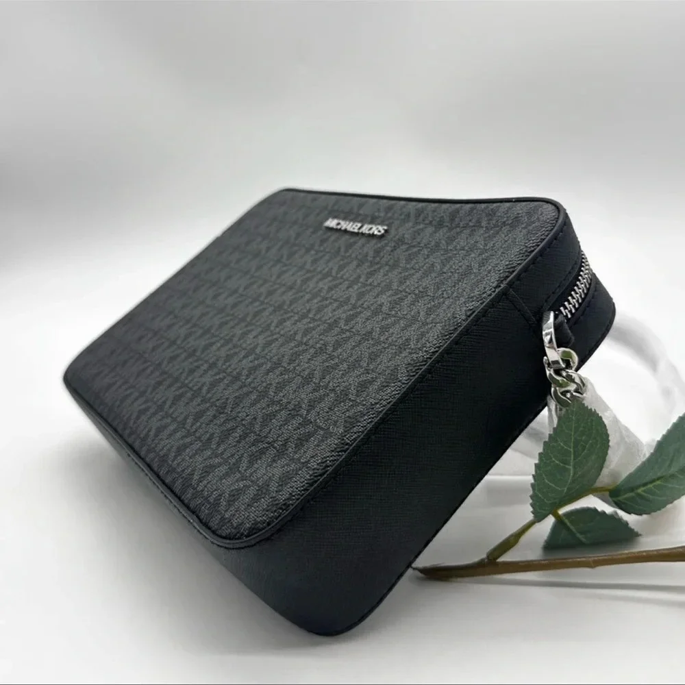 Michael Kors EW Crossbody Bag Black Leather